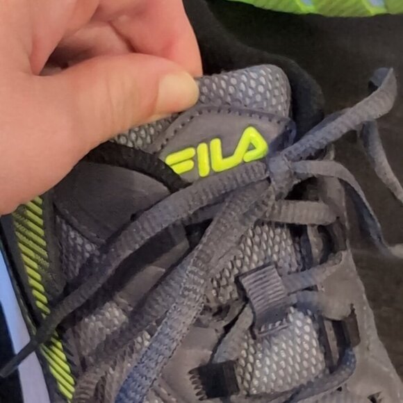 FILA Suspence Energized Running Shoes Leather Mesh Mens Gray Training Sneakers 9 - Picture 7 of 12